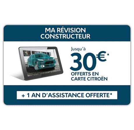 Offre révision constructeur après vente garage Citroën Bollène
